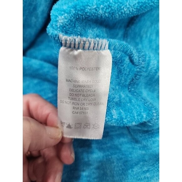 Calvin Klein Performance Jacket Blue Fleece Zip Pockets Quick Dry Women's Large - Picture 10 of 11